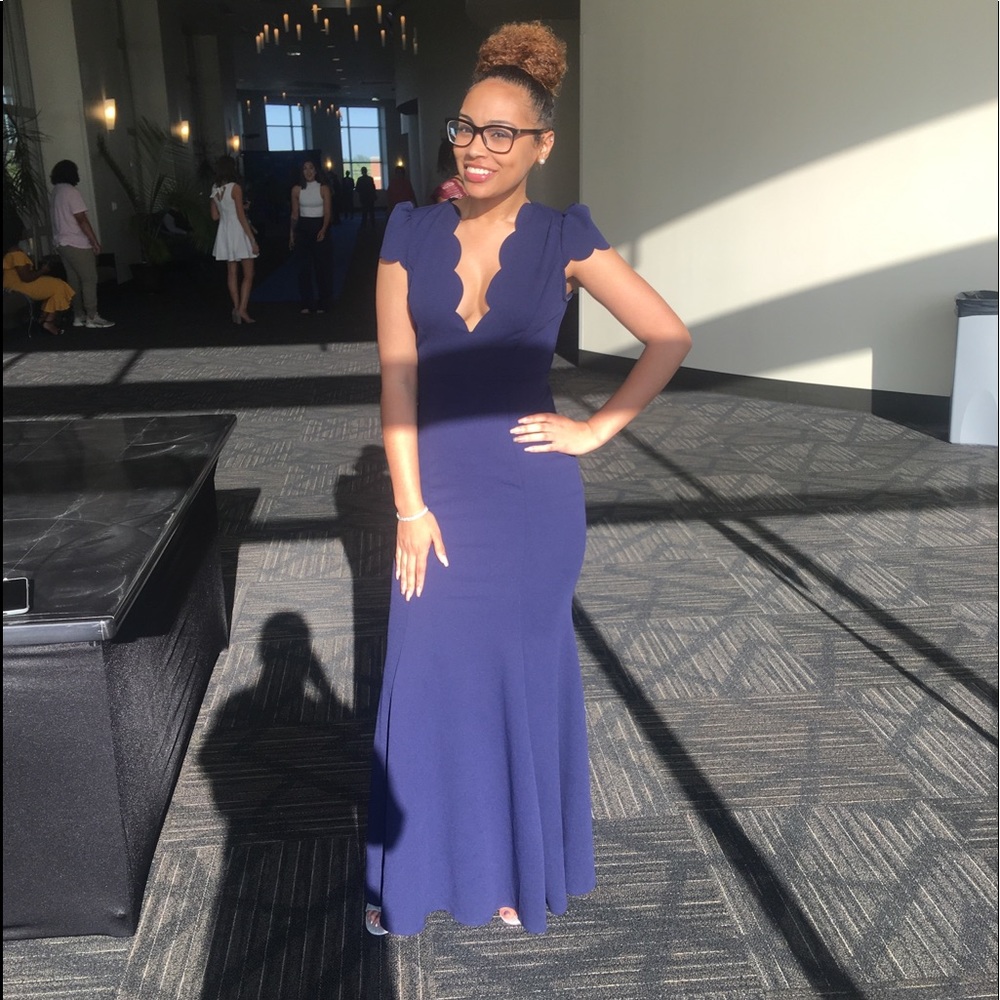Navy Ball gown